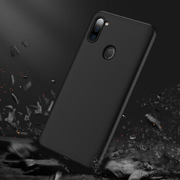 Ochranný 360 ° celotelový plastový kryt pre Samsung Galaxy A13 4G - modrý