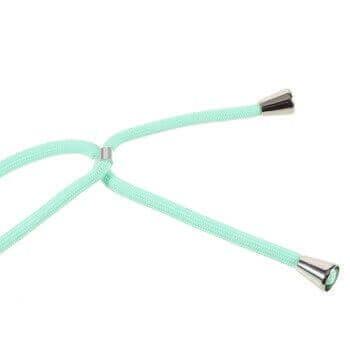 Gumový ochranný kryt so šnúrkou na krk pre Samsung Galaxy S23 5G - svetlo zelený