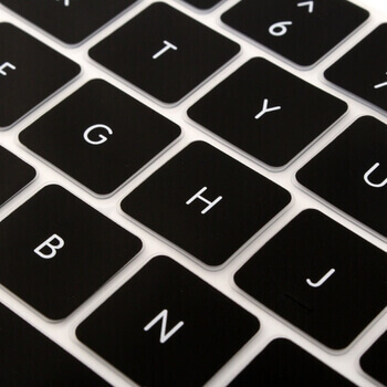 Silikónový ochranný obal na klávesnici US verzia pre Apple MacBook Pro 14" (2023, M2 Pro, M2 ) - priehľadný