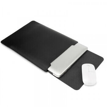 Ochranný kožený obal pre Apple MacBook Pro 14" (2023, M2 Pro, M2 ) - čierny