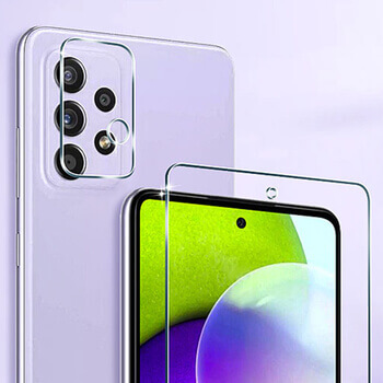 3x Ochranné sklo na šošovku fotoaparátu a kamery pre Samsung Galaxy A54 5G