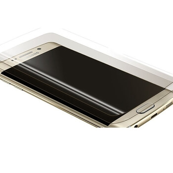 3D ochranné tvrdené sklo pre Samsung Galaxy S6 Edge - priehľadné