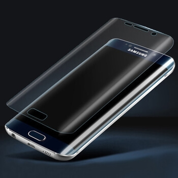 3D ochranné tvrdené sklo pre Samsung Galaxy S6 Edge - priehľadné