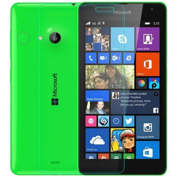 3x Ochranné tvrdené sklo pre Nokia Lumia 535 - 2+1 zdarma