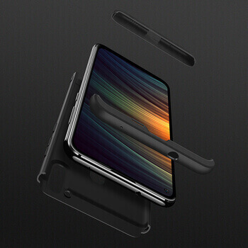 Ochranný 360 ° celotelový plastový kryt pre Samsung Galaxy A14 4G A145R - čierny
