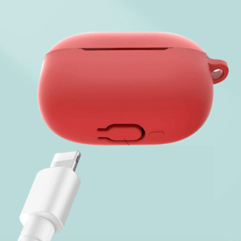 Silikónové ochranné puzdro pre Xiaomi Redmi Buds 4 Lite - červené