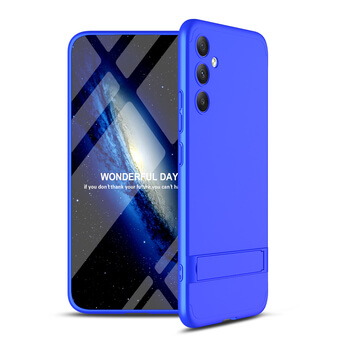 Ochranný 360 ° celotelový plastový kryt pre Xiaomi Redmi Note 12 4G - modrý