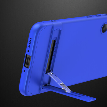 Ochranný 360 ° celotelový plastový kryt pre Xiaomi Redmi Note 12 4G - modrý
