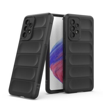 Protišmykový silikónový ochranný kryt pre Samsung Galaxy S22 Ultra 5G - čierny