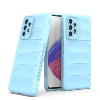 Protišmykový silikónový ochranný kryt pre Samsung Galaxy A53 5G - svetlo modrý