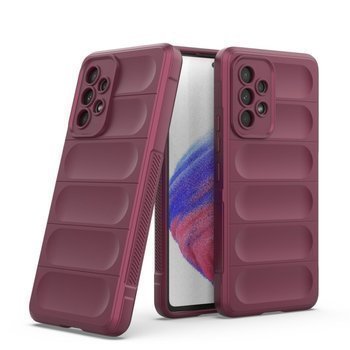 Protišmykový silikónový ochranný kryt pre Samsung Galaxy S21 Ultra 5G G998B - Vínový