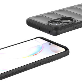 Protišmykový silikónový ochranný kryt pre Honor 50 5G - čierny