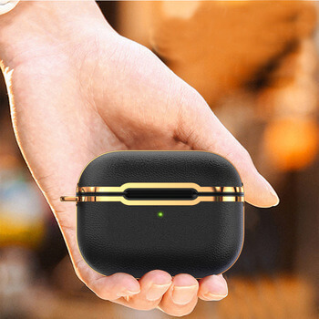 Luxusné ochranné puzdro pre Apple AirPods Pro (2.generace) - tmavo zelené
