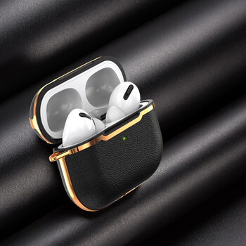 Luxusné ochranné puzdro pre Apple AirPods Pro (2.generace) - tmavo zelené