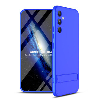 Ochranný 360 ° celotelový plastový kryt pre Xiaomi Redmi 10C - modrý