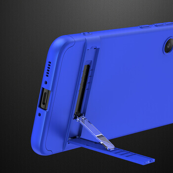 Ochranný 360 ° celotelový plastový kryt pre Xiaomi Redmi 10C - modrý
