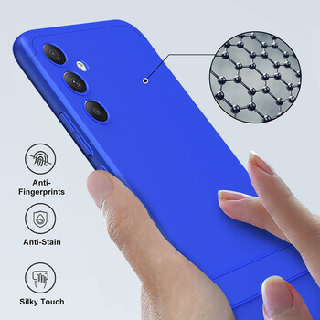 Ochranný 360 ° celotelový plastový kryt pre Xiaomi Redmi 10C - modrý