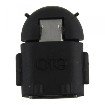 USB OTG prepojovací redukcia Android pre Micro USB - čierny