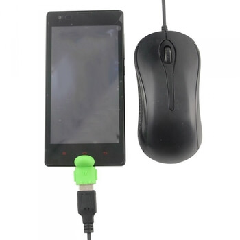 USB OTG prepojovací redukcia Android pre Micro USB - čierny