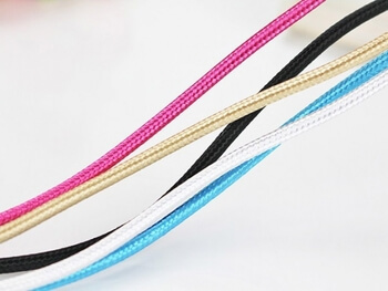 Nylonový USB Lightning kábel pre Apple - zlatý