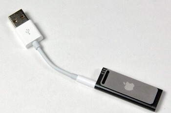 USB kábel pre Apple iPod Shuffle 3rd 4th 5th 6th 3.5mm Jack MC003ZM/A