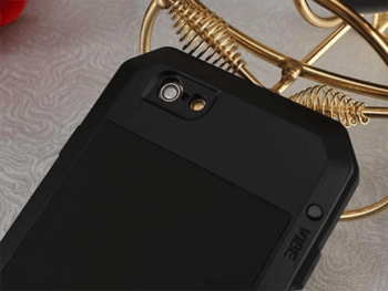 EXTRÉMNE odolný hliníkovo-silikónový obal pre Apple iPhone 6/6S - zlatý