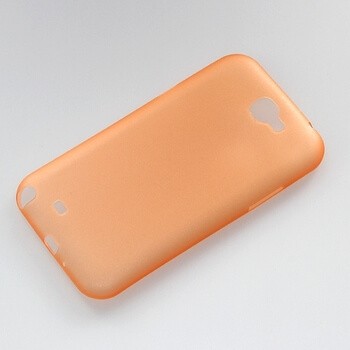 Ultratenký plastový kryt pre Samsung Galaxy Note 2 II - oranžový
