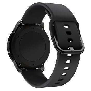 Silikónový remienok pre chytré hodinky Samsung Galaxy Watch 6 Classic 43 mm - čierny