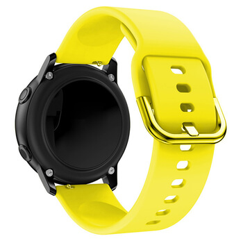 Silikónový remienok pre chytré hodinky Samsung Galaxy Watch 4 40 mm - žltý