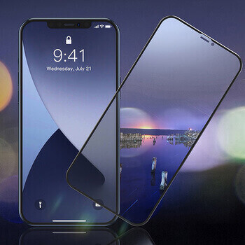 3D ochranné tvrdené sklo s rámčekom pre Apple iPhone 15 - čierne
