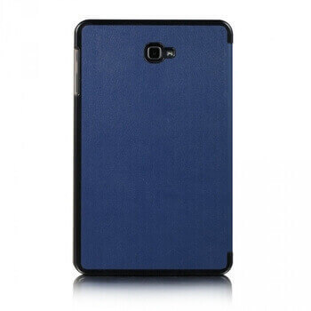 2v1 Smart flip cover + zadný plastový ochranný kryt pre Samsung Galaxy Tab S9 Ultra - tmavo modrý