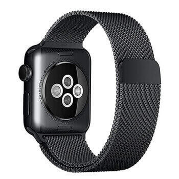 Elegantný kovový pásik pre chytré hodinky Apple Watch Ultra 2 49 mm - čierny