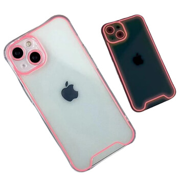 Svietiaci ochranný obal pre Apple iPhone 13 Pro - ružový