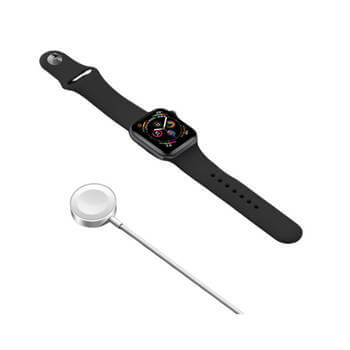 Magnetická bezdrátová nabíječka pro Apple Watch biela