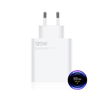 Rýchlonabíjací sieťový adaptér 120W s nabíjacím káblom USB C - biely