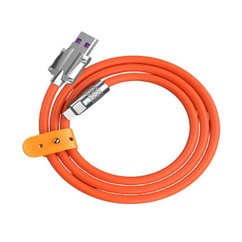Odolný kábel USB 2.0 - USB C 2m - oranžový