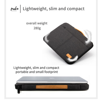 Taška na notebook pre Apple MacBook Air 13" (2012-2017) - čierna