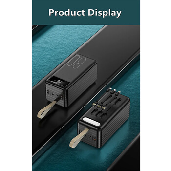 Vysokokapacitná powerbanka 40000 mAh - čierna