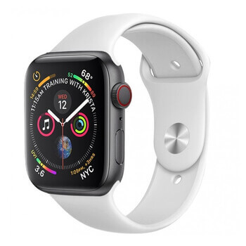 Silikónový remienok pre chytré hodinky Apple Watch SE 40 mm (2023) - biely