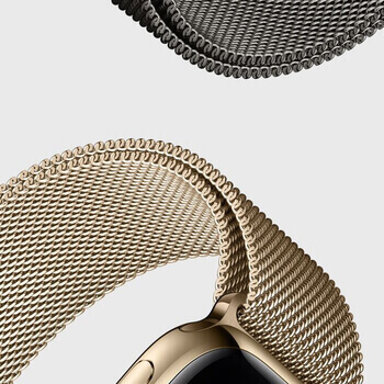 Elegantný kovový pásik pre chytré hodinky Apple Watch SE 44 mm (2023) - strieborný