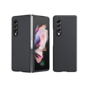 Ochranný plastový obal karbón pre Samsung Galaxy Z Fold 4 5G F936B - čierny