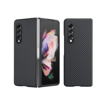 Ochranný plastový obal karbón pre Samsung Galaxy Z Fold 5 5G F946B - čierny