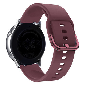 Silikónový remienok pre chytré hodinky Samsung Galaxy Watch 6 44 mm - Vínový