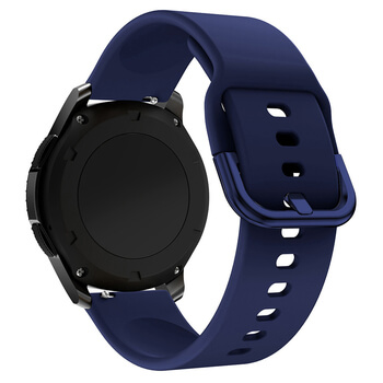 Silikónový remienok pre chytré hodinky Samsung Galaxy Watch 4 40 mm - tmavo modrý