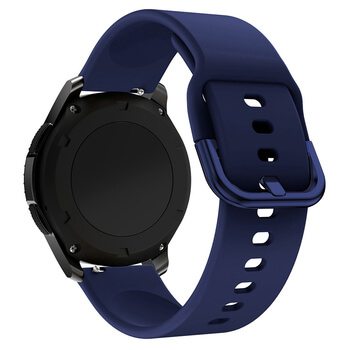 Silikónový remienok pre chytré hodinky Samsung Galaxy Watch 6 Classic 47 mm - tmavo modrý
