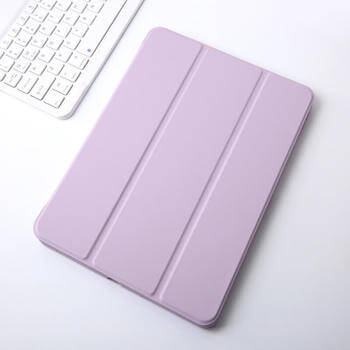 2v1 Smart flip cover+zadný silikónový ochranný obal s držiakom na pero pre Honor Pad X9 - tmavo modrý