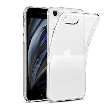 Silikónový obal pre Apple iPhone SE (2022) - priehľadný