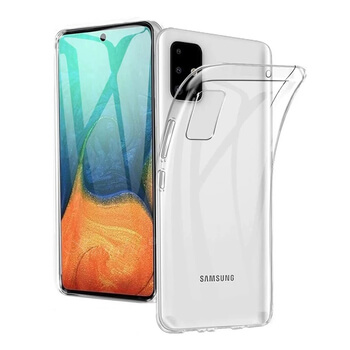 Silikónový obal pre Samsung Galaxy A51 A515F - priehľadný