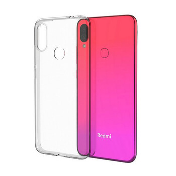 Silikónový obal pre Xiaomi Redmi 7 - priehľadný