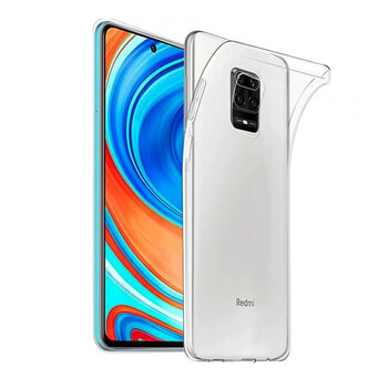 Silikónový obal pre Xiaomi Redmi Note 9 Pro - priehľadný